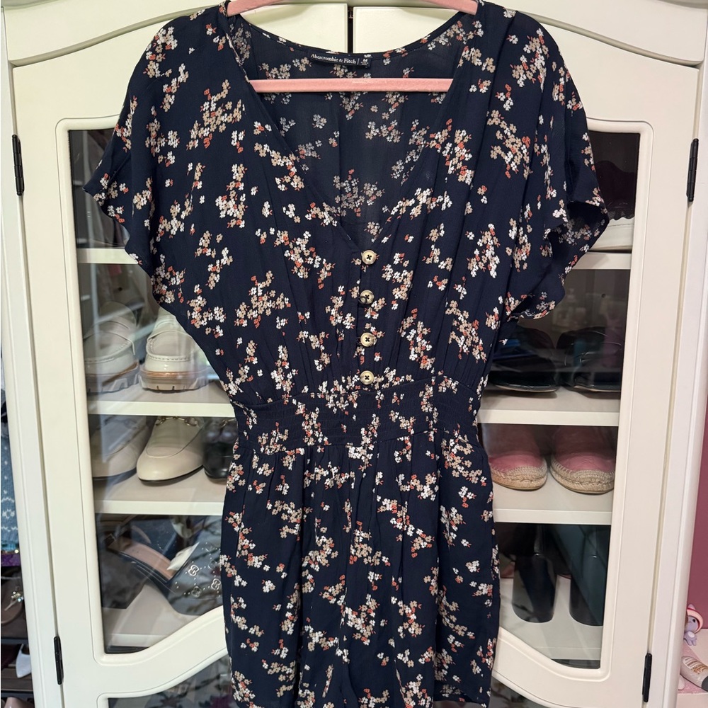 Abercrombie & Fitch Floral Print Romper